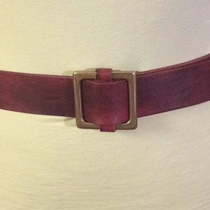 Leather belt
